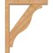 Ekena Millwork Funston Block Smooth Bracket w/ Offset Brace, Western Red Cedar, 5 1/2"W x 34"D x 42"H BKT0604X34X42FST05SWR - alternate 3